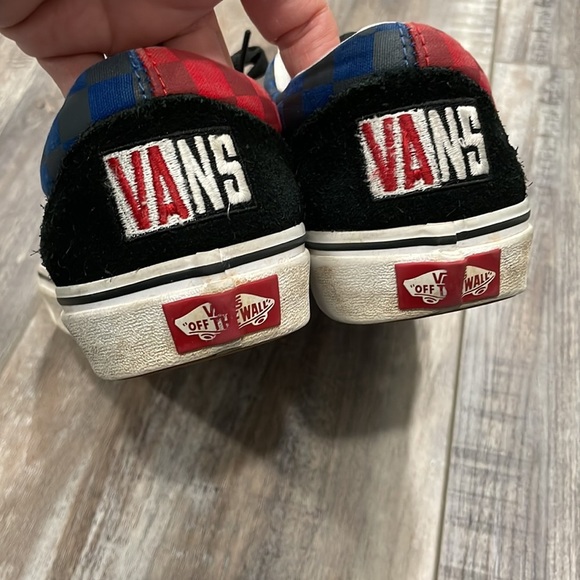 Vans Old Skool OTW Rally Red & Blue Checkered sneakers - Picture 4 of 8